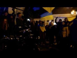 СП - Дякую пане. 'Євромайдан' 27 листопада, м. Чернівці