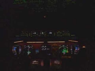 St. Elmo's Fire B777 Cockpit
