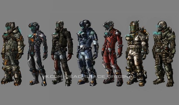 Костюмы в dead space