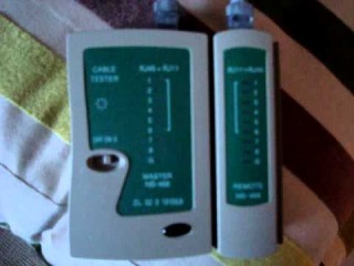 Тестер кабеля RJ-45, RJ-11 (HT-C004) 12-1006