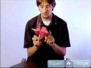 Easy Origami Folding Instructions : How to Make an Origami Windmill