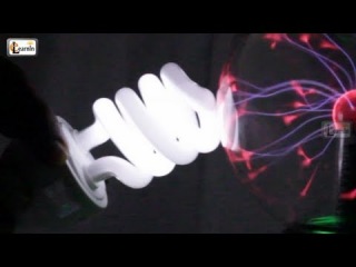 Plasma ball light bulb experiment | Fluorescent lamp | Science experiments for kids playlist