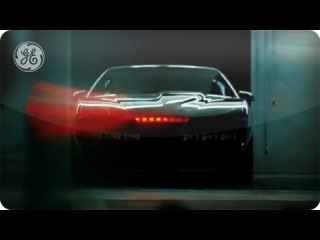 Knight Rider and the Locomotive (GE TV Commercial)