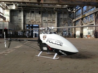 Alan Szabo Jr. ALIGN Trex 700E DFC Police inside Rail Yard 4/15/2013