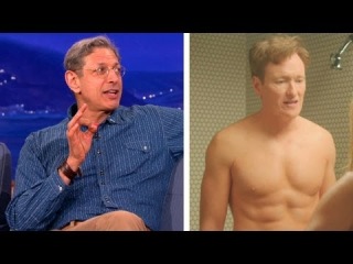 Jeff Goldblum Admires Conan's 6-Pack - CONAN on TBS