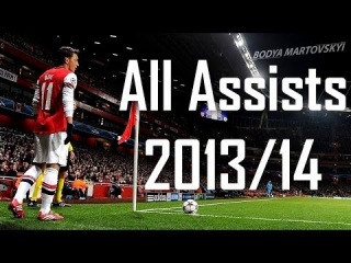 Mesut Ozil - All Assists - Arsenal | 2013/14 HD