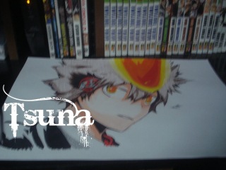 How to Draw Tsuna From Katekyo Hitman Reborn ! Especial 300 Inscritos !