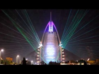 42nd UAE National Day Celebration, Burj Al Arab, Dubai HD