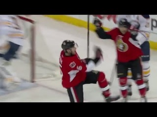 Bobby Ryan scores off the dish from Turris