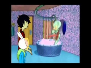 Marshall Lee & Fionna Drops By Squidward's House (Adventure Time and SpongeBob Squarepants)