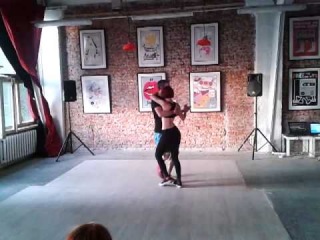 Kizomba - semba - tarraxinha imprivisation by Alex Malagor y Alex Stel at ME100
