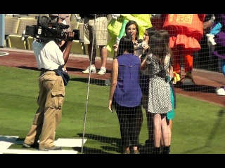 Cimorelli Sings National Anthem at Dodger Stadium 7-13-13 - Six Sisters Famous on YouTube