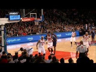 Kenyon Martin Swats A Shot Out Of Bounds