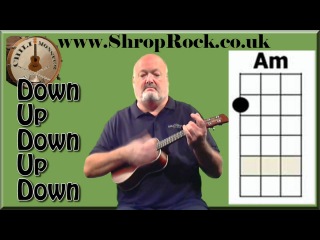 How To Play Really Easy Ukulele (1a) Strumming pattern