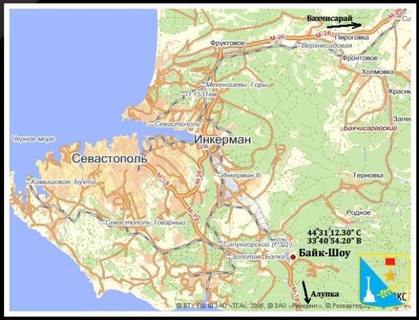 Карта северной стороны севастополя с улицами и домами