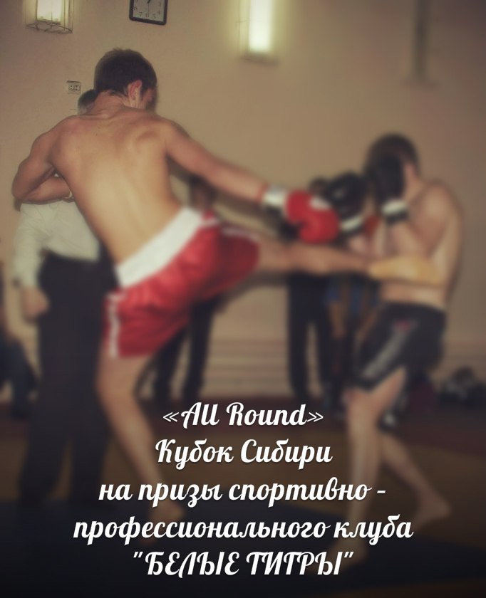  - ПОЛОЖЕНИЕ о проведении турнира Кубок Сибири по «All Round - MMA»