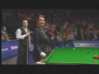 World Snooker Championship 2010 - Michaela Tabb's mistake