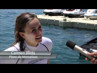 Nico Terol, Hector Barbera y Carmen Jordá prueba la gama Sea-Doo 2011