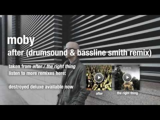 Moby - After (Drumsound & Bassline Smith) HQ audio