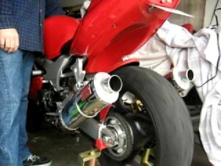 1998 Honda VTR1000F with Yoshimura Stainless Oval & Race Baffle 001