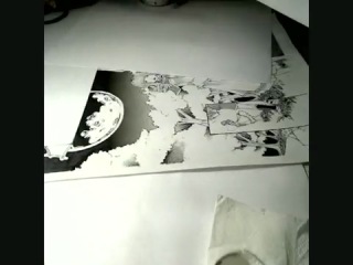 How to work with real screentone.