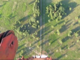 Экстрим Стас Полесский на заброшенной вышке