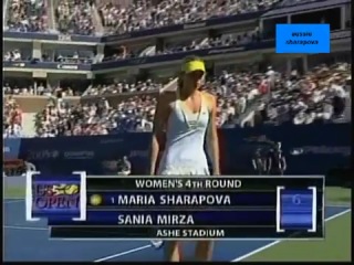 Maria Sharapova vs Sania Mirza 2005 US Open Highlights