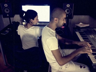 Music Hayk & Gayana making the new Gospel Song (Part 1)
