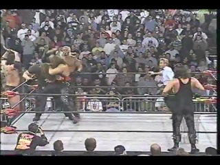 nWo (Kevin Nash, Scott Hall, Hulk Hogan) vs. Sting, Randy Savage, Giant - WCW Nitro, 09.03.1998