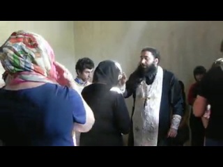 Схиархимандрит Серафим - пение Трисвятого на ассирийском языке