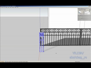 SketchUp.RU: Ковка (геометрия или текстура?). Создаем Псевдо-3D деревья.
