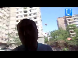 Депутат-олигарх Самвел Алексанян в день выборов мэра Еревана 5 мая 2013 года