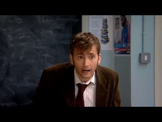 Конфликт в классе между Лорен Купер и Доктором Кто (Red Nose Day 2011 - Lauren Cooper and Doctor Who clash in class)