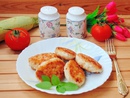 Куриные котлетки с кабачками