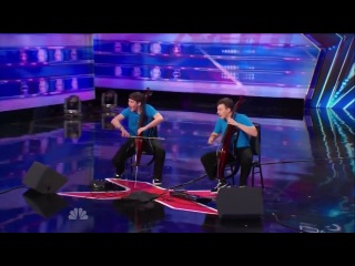 America's Got Talent S09E05 Emil & Dariel Brothers perform Jimi Hendrix on Dueling Cellos