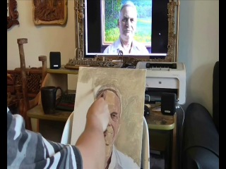 Как написать портрет красками. Орловский художник. Ревякин Д.В.