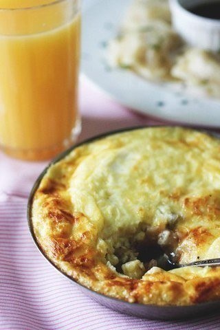 Жюльен с грибами