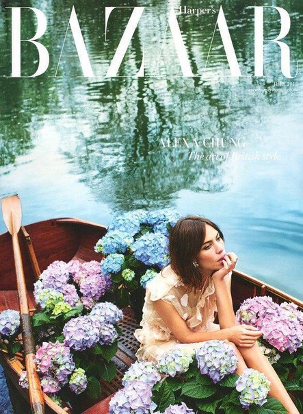 Alexa Chung for Harper’s Bazaar UK by David Slijper