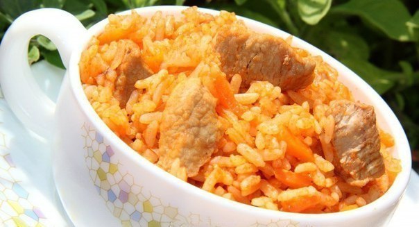 ПЛОВ НА СКОВОРОДЕ СО СВИНИНОЙ 
