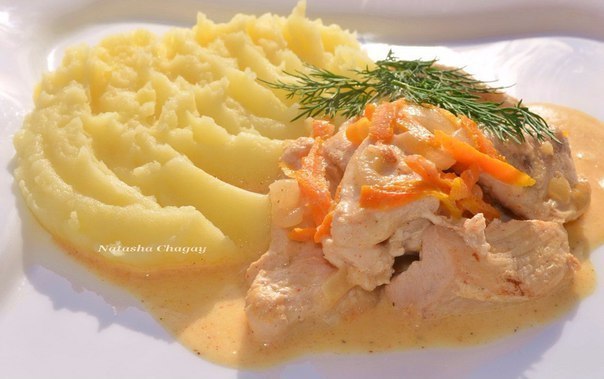КУРИНОЕ ФИЛЕ В СОУСЕ 