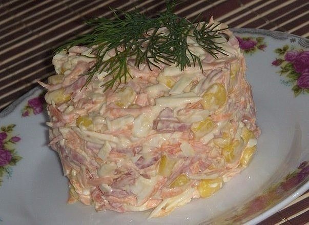 Быстрый и вкусный салат!