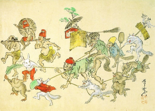 Каванабэ Кёсай и его адские иллюстрации. Каванабэ Кёсай (awanabe yosai, 1831-1889 гг), возможно, был последним виртуозом традиционной японской живописи. Получив классическое образование у