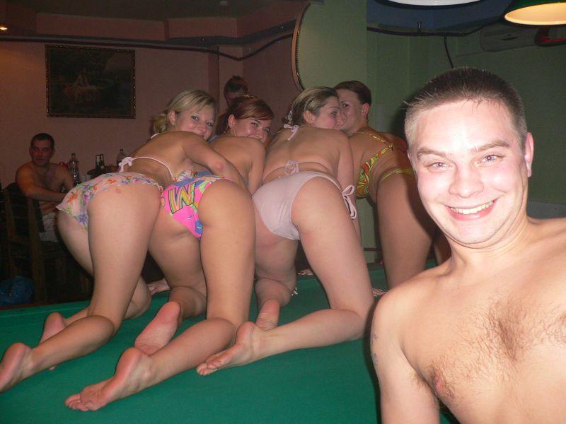 Mature and teen babysitter share pizza boy