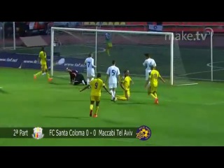 13 CL-2014/2015 FC Santa Coloma - Maccabi Tel Aviv 0:1 (15.07.2014) HL