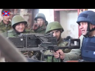 Российский актер Михаил Пореченков с террористами в Донецке стрелял по украинским военным.
