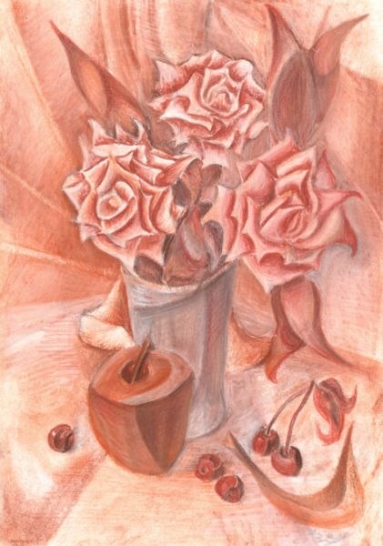 Рисунки соусом на бумаге для начинающих поэтапно