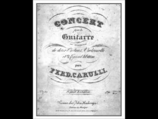 Ferdinando Carulli: Polonaise dal Concerto in La op. 8 - Fernando Lepri e Orch. Classico Italiano
