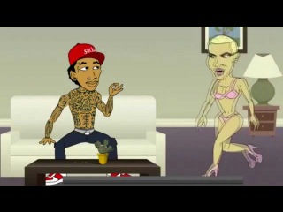 Пародия на Wiz Khalifa, Amber Rose, Kanye West & Gumby