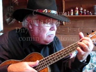 SANTA CLAUS IS COMING TO TOWN - UKULELE LESSON / TUTORIAL by