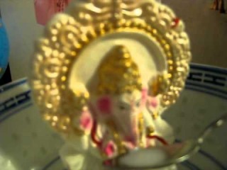 MILK MIRACLE Lord Ganesh Drinks Milk Offering